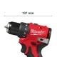 Акумулаторен винтоверт MILWAUKEE M12BLDDRC-0, SOLO, 12 V, 40 Nm / 4933499683